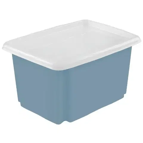 Vybavenie a dekorácie bytu Otočný box s vekom modrý 45x35x27 30l 680