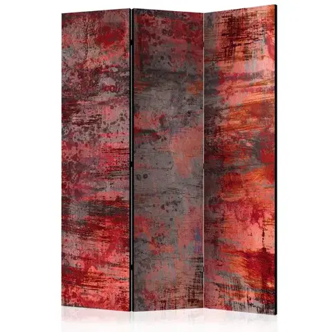 Paravány Paraván Red Metal Dekorhome