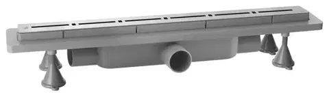 Sprchovacie kúty Omp Tea - RENOVA ECO LINE podlahový žľab s roštom z nerezové oceli, L-840, DN40 4943.204.8C