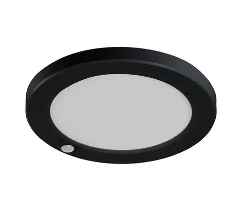 Svietidlá  24605 - LED Svietidlo so senz. 2v1 ERGA LED/17W/230V 3000/4000/6500K čierna 24605