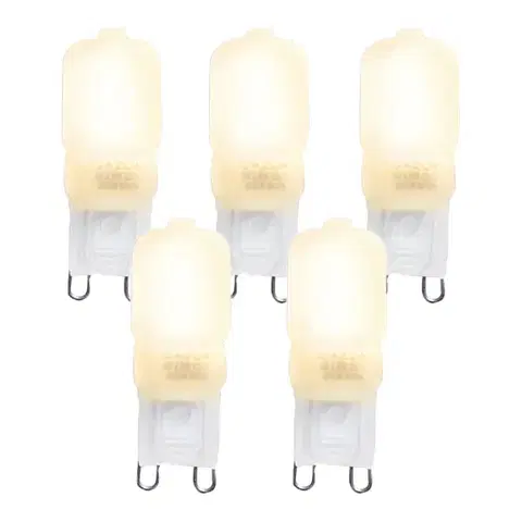 LED osvetlenie Sada 5 LED žiaroviek G9 CUTE PC 2W 200lm 2700K