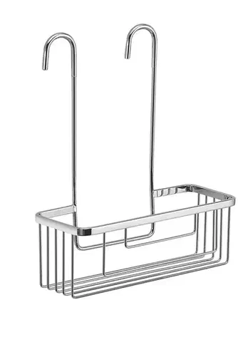 Doplnky do kúpeľne Gedy - SMART polička do sprchy závesná, na batériu, 300x375x120 chróm 248913
