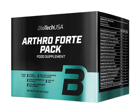 Komplexné kĺbové výživy Arthro Forte Pack - Biotech USA 30 balíčkov