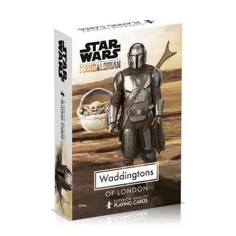 Karty Winning Moves Hracie karty WADDINGTONS NO. 1 Star Wars Mandalorian