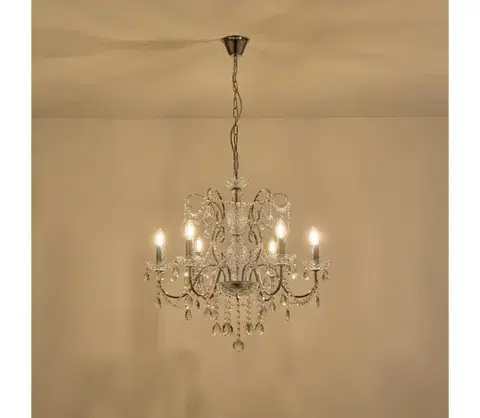 Svietidlá Eurolamp Luster na reťazi 6xE14/15W/230V 144-47000