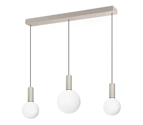 Svietidlá Ideal Lux - LED luster na lanku ODEON LED/20W/230V CRI 90 béžová/biela 349213