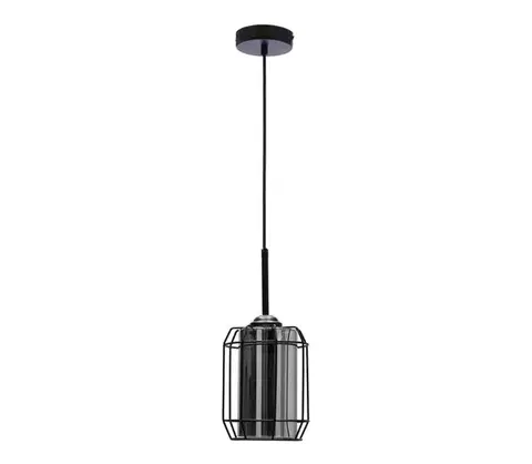 Svietidlá  Luster na lanku JONERA 1xE27/40W/230V čierna 31-08428