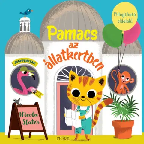Leporelá, krabičky, puzzle knihy Pamacs az állatkertben - Nicola Slater