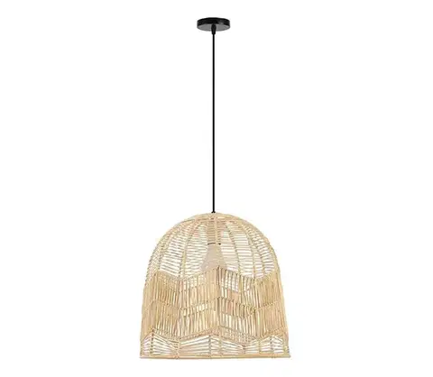 Svietidlá  08263L - Luster na lanku PELO 1xE27/40W/230V pr. 50 cm ratan 08263L