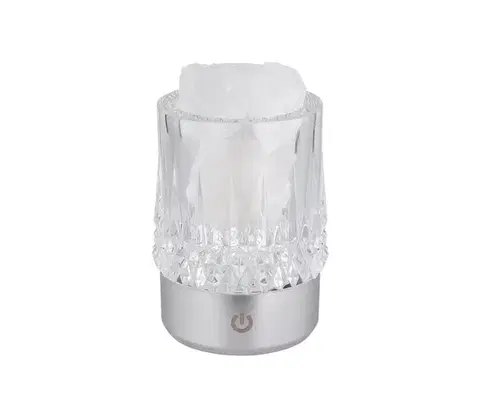 Lampy Globo 21044S - LED stmievateľná dotyková stolná lampa LIZZY LED/1W/5V 3000K 1200 mAh strieborná 21044S