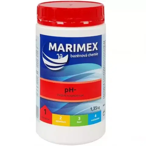 Regulácia PH Bazénová chémia Aquamar pH- 1,35 kg