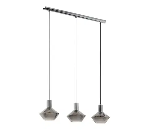 Svietidlá Eglo 97424 - Závesný luster PONZANO na lanku 3xE27/60W/230V 97424