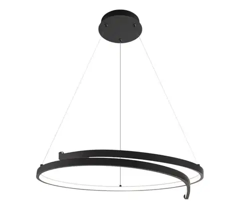 Svietidlá  LED Luster na lanku LORENZO LED/35W/230V čierna ML1583