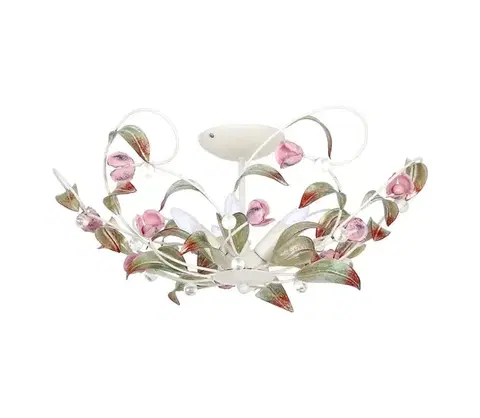Svietidlá  Prisadený luster ROSE 5xE14/60W/230V 0466