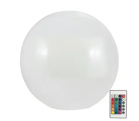 LED osvetlenie  LED RGBW Solárna lampa BALL LED/3,7V 1500 mAh pr. 40 cm IP65 + diaľkové ovládanie 311368