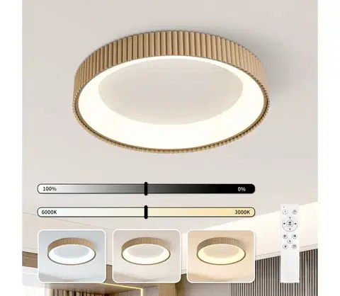 Svietidlá BRILAGI - LED stmievateľné stropné svietidlo FALCON MODERN LED/54W/230V 60 cm béžové+DO BRI502