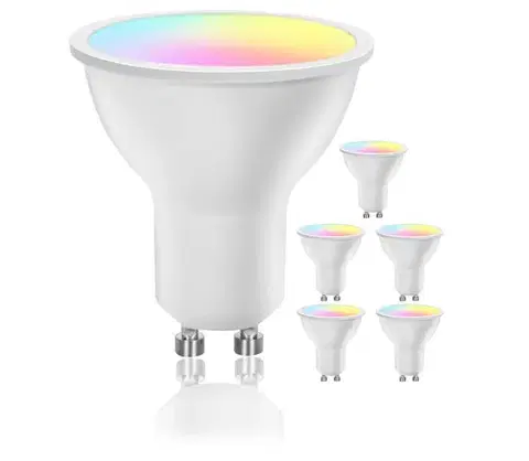 Žiarovky  B.V. SADA 6x LED RGBW stmievateľná žiarovka MESH GU10/6,5W/230V 2700-6500K -  8433325325701