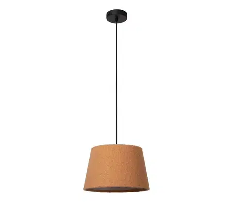 Svietidlá Lucide 10416/01/44 - Luster na lanku WOOLLY 1xE27/60W/230V oranžová 10416/01/44