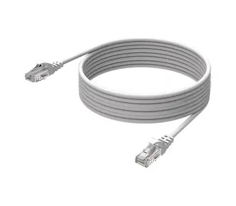 Predlžovacie káble Winner Group - Sieťový ethernetový kábel RJ45 / RJ45 CAT-6 20m biela WINLAN20M1000