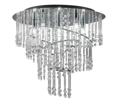 Svietidlá Zuma Line 19154L - Stropné svietidlo TERRE 6xG9/25W/230V pr. 45 cm l. chróm/číre 19154L