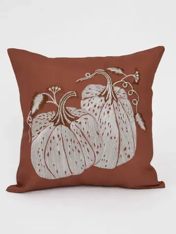 Dekoračné obliečky MKLozkoviny.sk Jesenná obliečka na vankúš 45 x 45 cm - Tekvica 01-  -