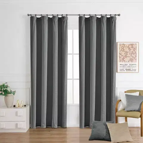 Závesy do spálne Záves na páske SOFI VET476/7/210GSM 140x250 cm  sivý