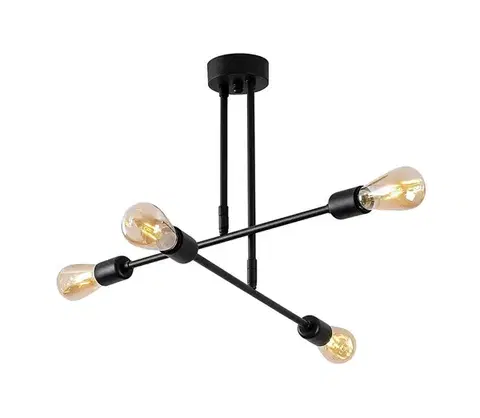 Svietidlá  Luster na tyči FLOWER 4xE27/40W/230V 521SHN3431