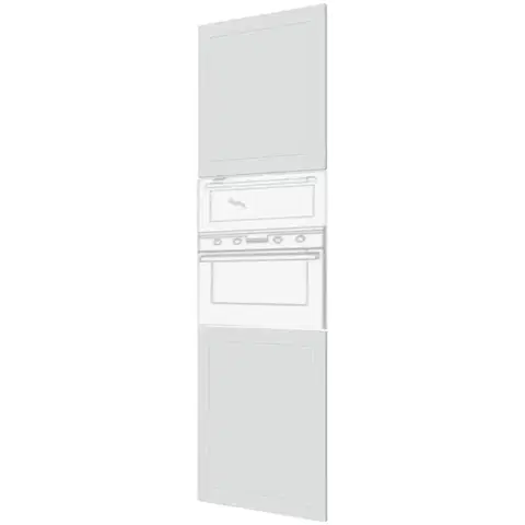 MDF fronty PVC Dvierka Quantum D14RU/2D white super mat