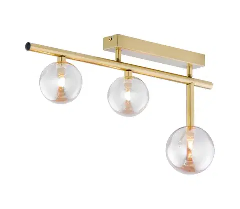 Svietidlá Jupiter 1898 - Prisadený luster NEPTÚN 3xG9/14W/230V zlatý 1898
