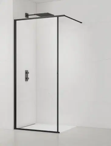 Sprchové dvere Sprchová zástena SAT Walk-In so stieracou lištou 90 cm SATWISL90C SATWISL90C