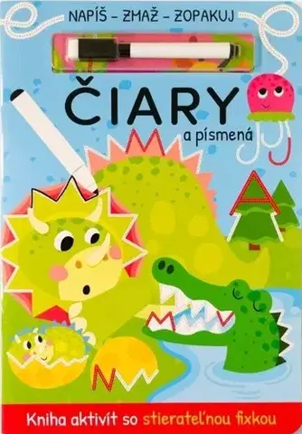 Príprava do školy, pracovné zošity Napíš, zmaž, zopakuj - Čiary a písmená