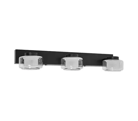 Svietidlá Osram - LED kúpeľňové nástenné svietidlo ORBIS FLAME 3xLED/5,5W/230V IP44 čierna 4099854447884