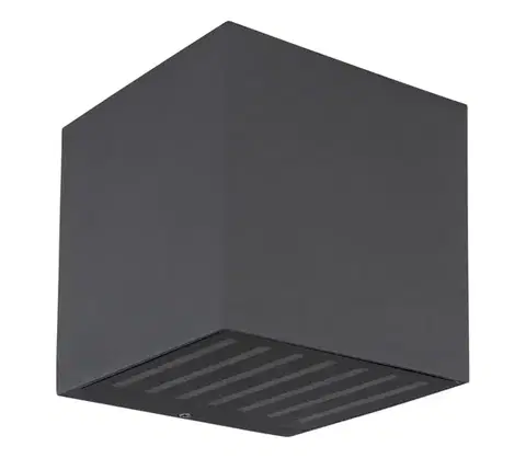 Svietidlá Globo 34156 - LED Vonkajšie nástenné svietidlo ILLI LED/6W/230V IP54 antracit 34156