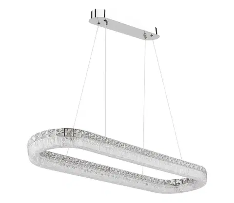 Svietidlá Globo 67387-40 - LED stmievateľný luster na lanku LAUREL 40W/230V číra+DO 67387-40