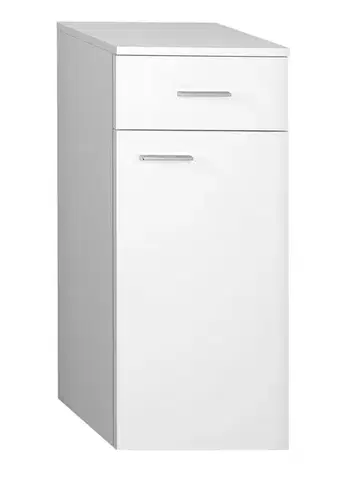 Kúpeľňový nábytok AQUALINE - ZOJA/KERAMIA FRESH skrinka spodná 35x78x29cm, biela 51250