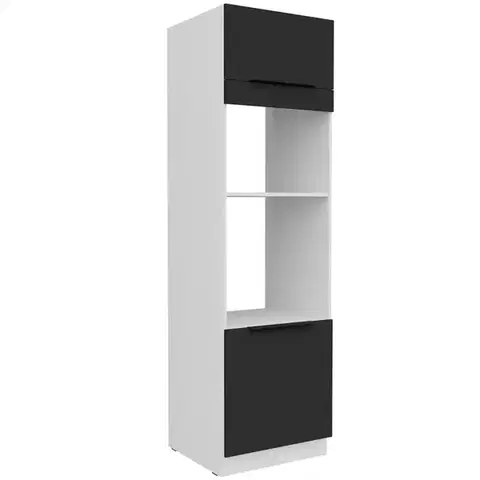 Kuchynské skrinky stojace Kuchynská skrinka Aria-Bl/Wh Anti Fingerprint 60dpm-210 2f