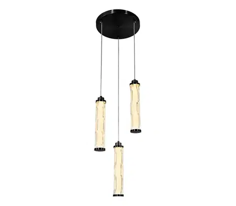 Svietidlá  LED luster na lanku CORTE LED/25W/230V čierna 33-50762