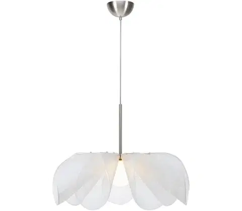 Svietidlá Markslöjd 108818 - Luster na lanku STYRKA 1xE27/40W/230V pr. 75 cm biela 108818