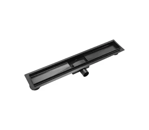 Svietidlá REA-G6600 - Odtokový žľab PURE NEOX 50 cm matná čierna REA-G6600