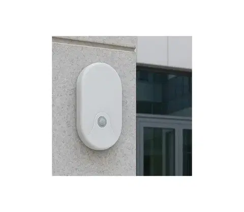 LED osvetlenie  LED vonkajšie nástenné svietidlo s pohybovým senzorom LED/18W/230V IP44 biele 008 0001269
