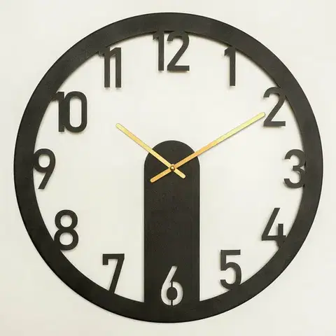 Hodiny Nástenné hodiny Mood APS114, Black, 48 x 48 cm