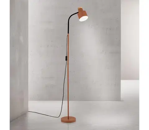 Lampy Orion - Stojacia lampa GILI 1xE27/40W/230V tehlová Stl 12-1195/1 korallenrot