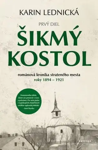 Romantická beletria Šikmý kostol - Karin Lednická