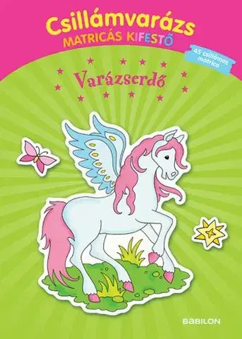 Pre deti a mládež - ostatné Csillámvarázs matricás kifestő - Varázserdő
