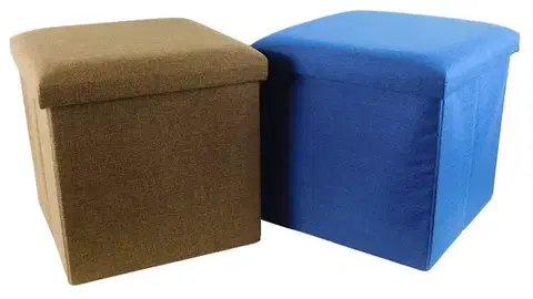 Bytové doplnky (ostatné) MAKRO - Taburetka s úložným priestorom rôzne farby