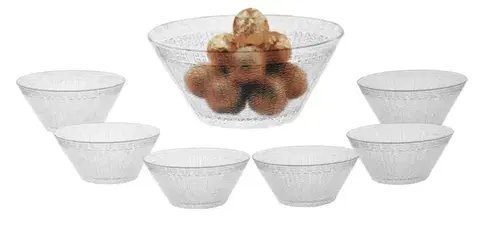 Misky polievka, kompót, šalát MAKRO - 7-dílná sada 1 x misa 800ml a 6 x miska kompotová 280ml