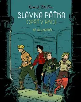 Komiksy Slávna päťka 2: Opäť v akcii - komiks - Enid Blyton,Daniela Marsinová