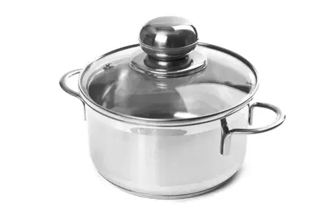 Hrnce SSW - Nerezový hrniec 16cm so sklenenou pokrievkou 1,9l