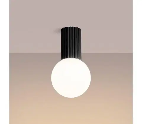 Svietidlá  SL.1713 - Kúpeľňové stropné svietidlo HALO 1xG9/8W/230V IP44 čierna SL.1713