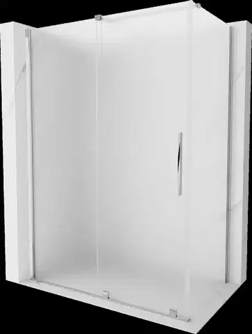 Sprchovacie kúty MEXEN/S - Velár sprchovací kút, posuvné dvere 160 x 100, dekor, chróm 871-160-100-31-01